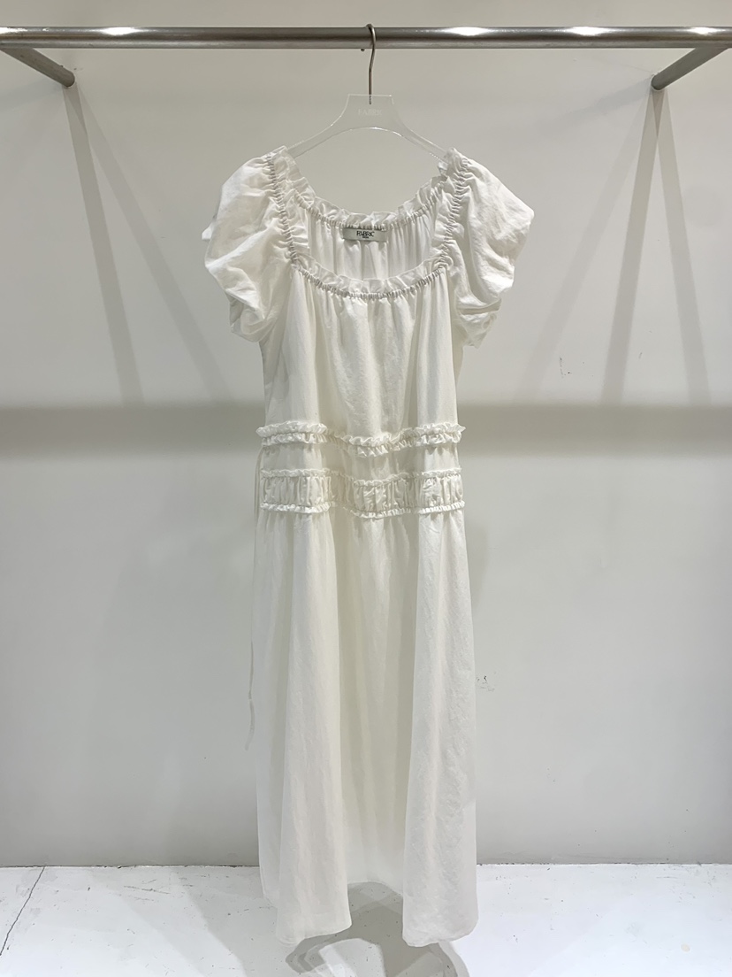 FABRIC韓國直郵實拍女裝新款職業26春夏休閑熱賣26夏季連衣裙FABRIC連衣裙圖色1