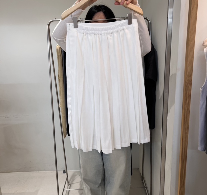OUTRENE東大門實拍韓國女士新款推薦半身裙中短裙百褶褶裙OUTRENE半身裙/中短裙