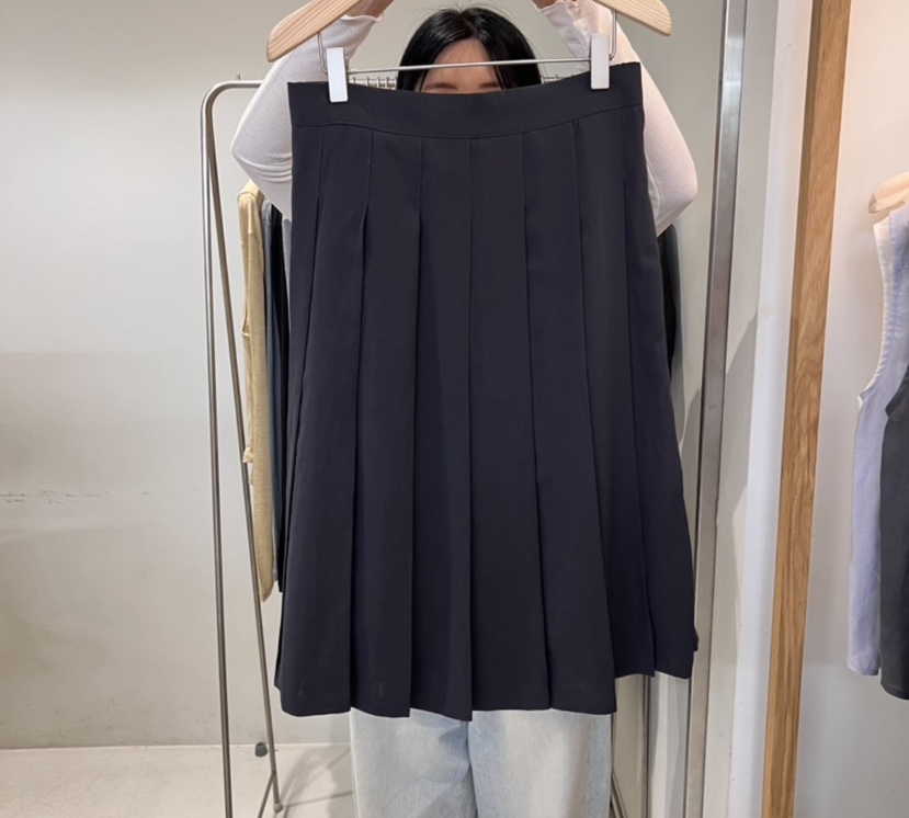 OUTRENE東大門實拍韓國女士新款推薦半身裙中短裙百褶褶裙OUTRENE半身裙/中短裙圖色2