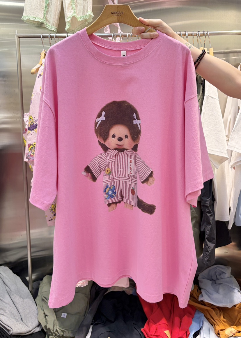 MENDL S韓國東大門代購女士新品26夏季推薦人氣熱賣T恤雙面MENDL ST恤圖色2