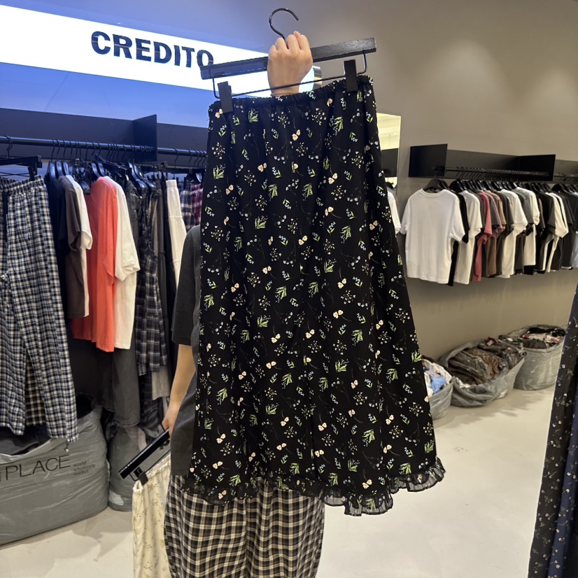 CREDITO韓國東大門直郵女士新品26夏季時尚職業推薦26春夏長裙CREDITO長裙圖色2