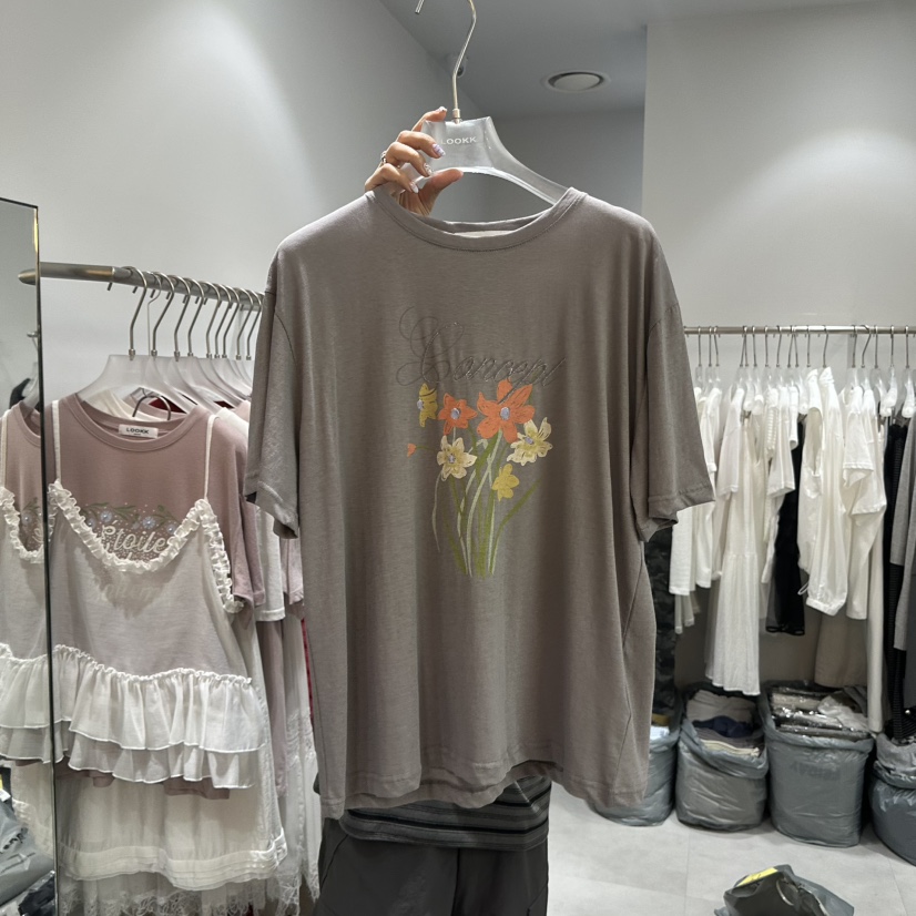 LOOKK/MIMME韓國東大門直郵女裝新品人氣時尚休閑熱賣T恤LOOKK/MIMMET恤圖色3