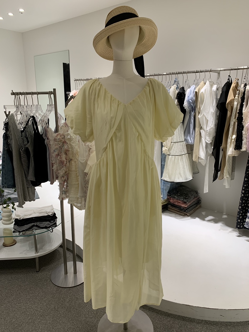 FABRIC東大門實拍韓國女裝新款推薦26夏季熱賣時尚連衣裙FABRIC連衣裙