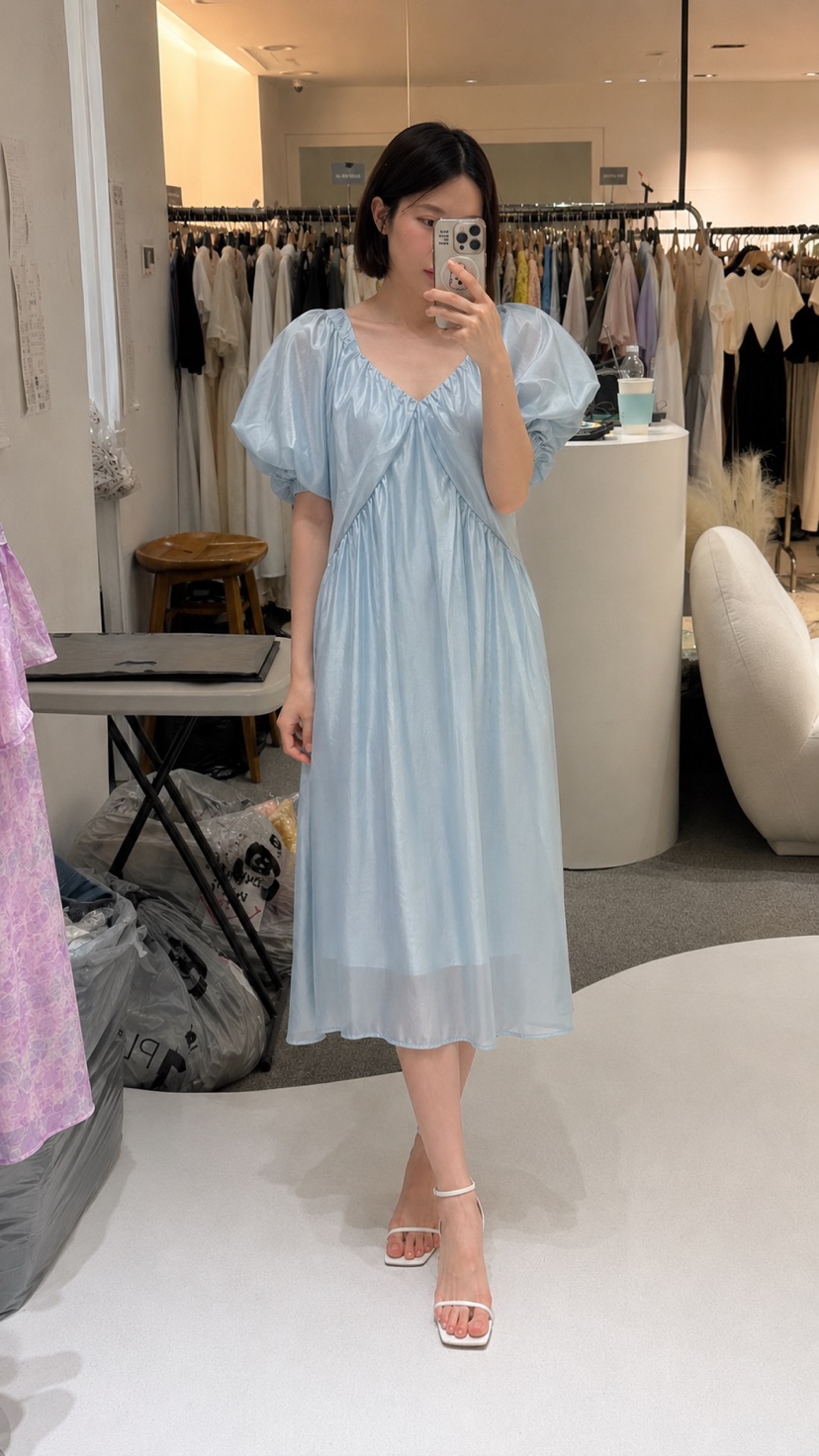 FABRIC東大門實拍韓國女裝新款推薦26夏季熱賣時尚連衣裙FABRIC連衣裙