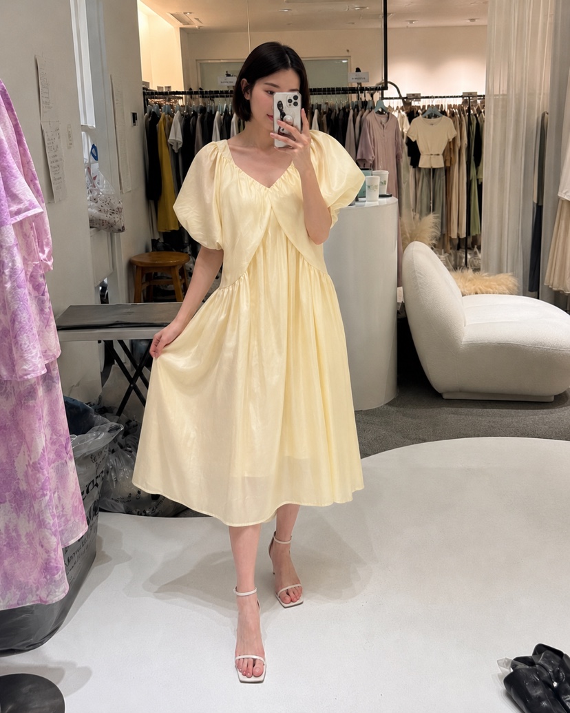FABRIC東大門實拍韓國女裝新款推薦26夏季熱賣時尚連衣裙FABRIC連衣裙