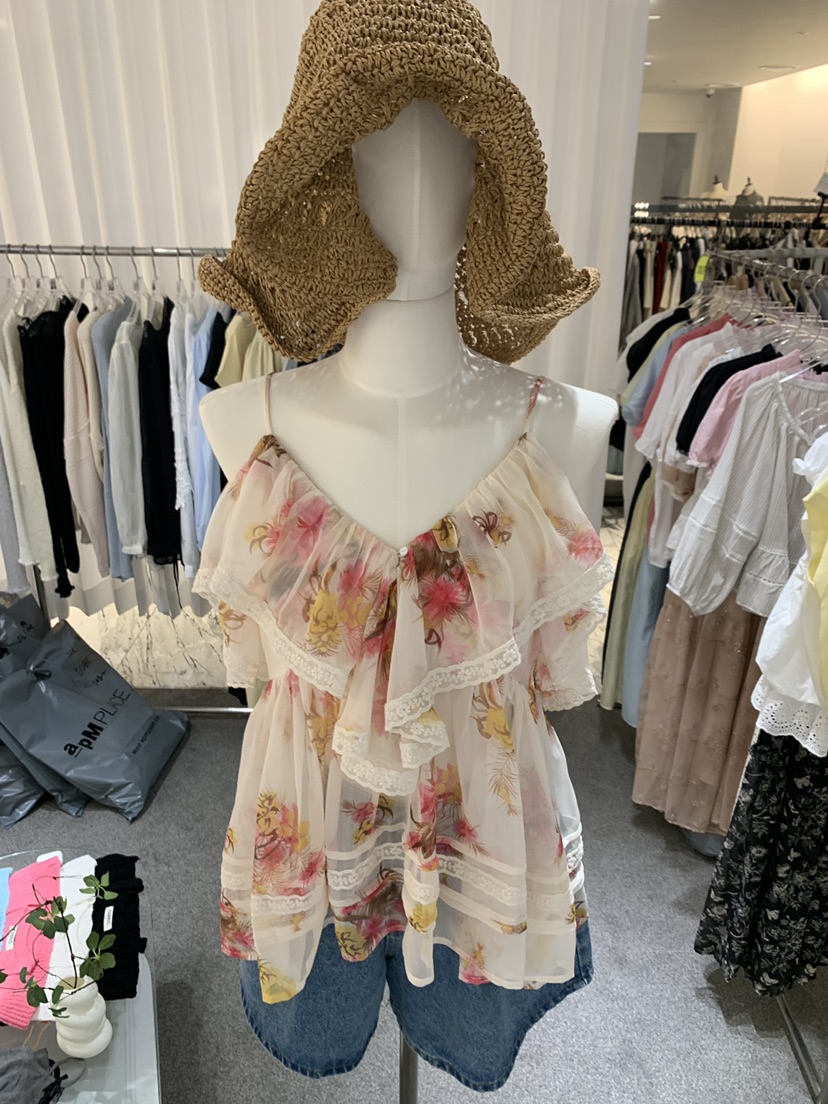 FABRIC韓國代購女裝新品職業推薦26春夏人氣休閑吊帶背心FABRIC吊帶/背心