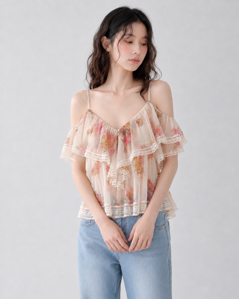 FABRIC韓國代購女裝新品職業推薦26春夏人氣休閑吊帶背心FABRIC吊帶/背心