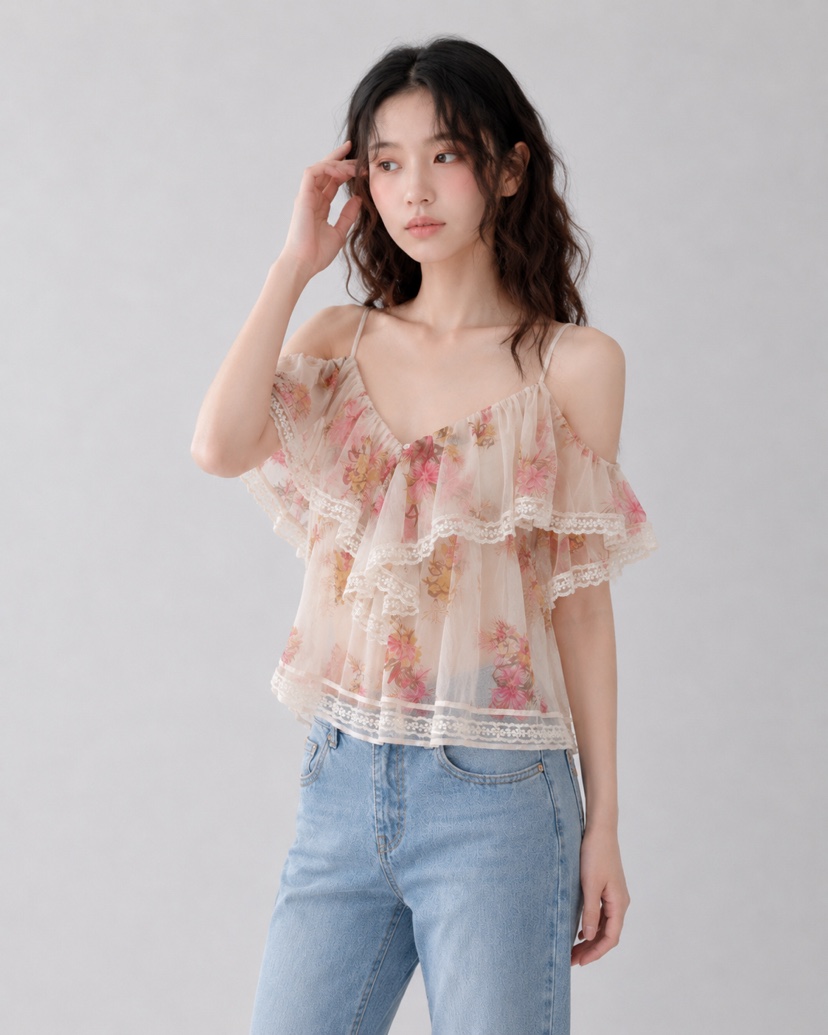 FABRIC韓國代購女裝新品職業推薦26春夏人氣休閑吊帶背心FABRIC吊帶/背心