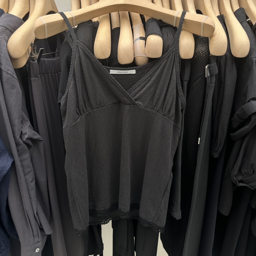 LEGACY BONE韓國直郵女裝新款時尚26夏季熱賣休閑吊帶背心LEGACY BONE吊帶/背心圖色2黑色