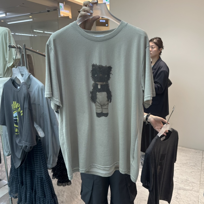 LOOKK/MIMME韓國直郵女裝新品熱賣時尚人氣26春夏職業T恤LOOKK/MIMMET恤圖色3