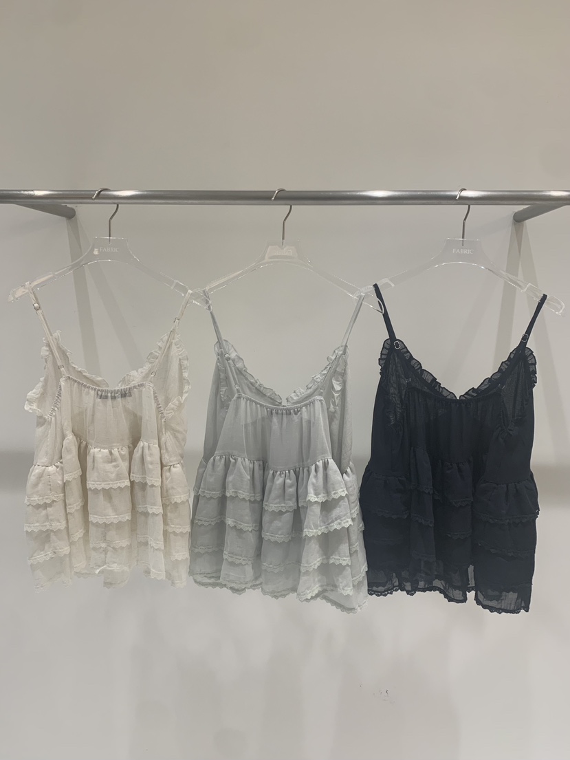 FABRIC韓國代購女士新款26夏季職業人氣休閑26春夏吊帶背心FABRIC吊帶/背心