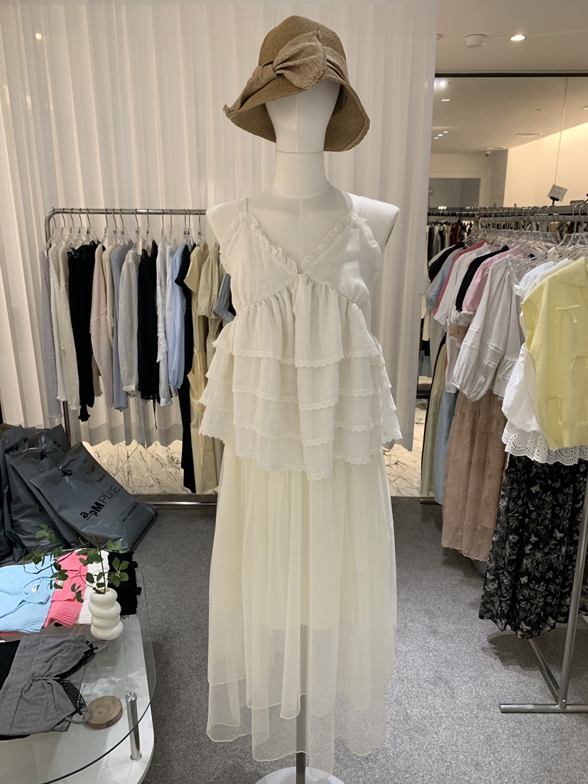 FABRIC韓國代購女士新款26夏季職業人氣休閑26春夏吊帶背心FABRIC吊帶/背心