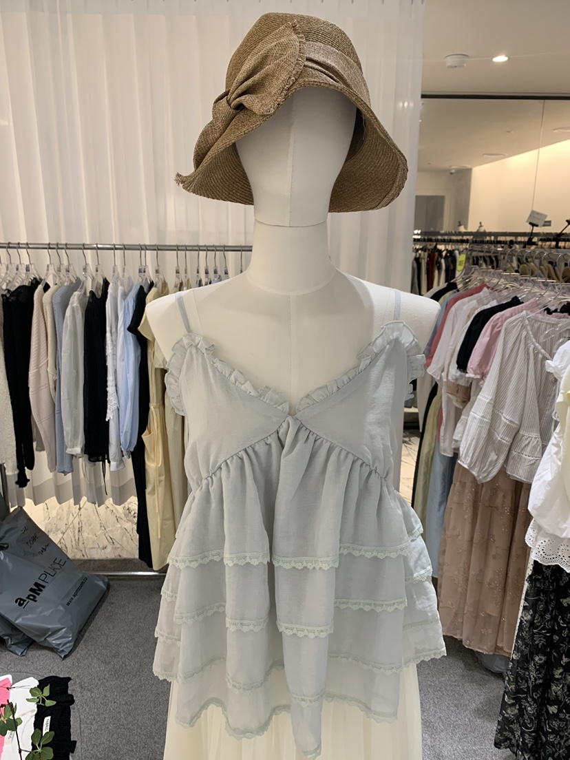 FABRIC韓國代購女士新款26夏季職業人氣休閑26春夏吊帶背心FABRIC吊帶/背心