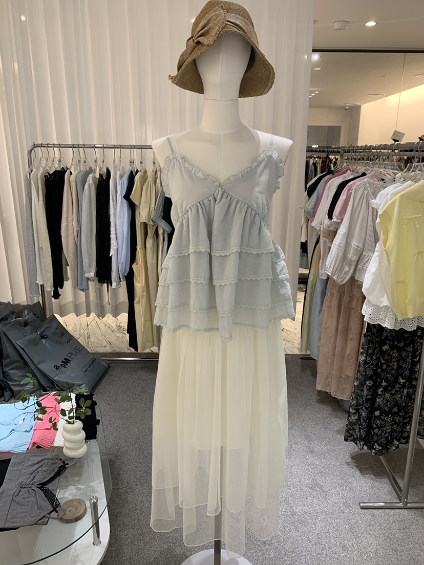 FABRIC韓國代購女士新款26夏季職業人氣休閑26春夏吊帶背心FABRIC吊帶/背心