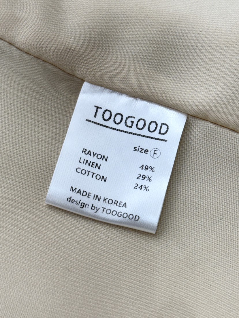 TOOGOOD韓國代購女士新款人氣休閑時尚推薦26春夏連衣裙褶皺TOOGOOD連衣裙
