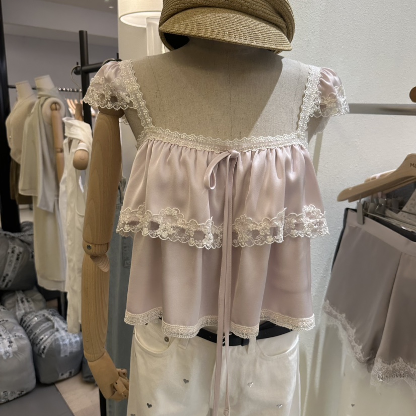 MARKE-P韓國直郵實拍女裝新款26夏季26春夏吊帶背心蕾絲MARKE-P吊帶/背心圖色2