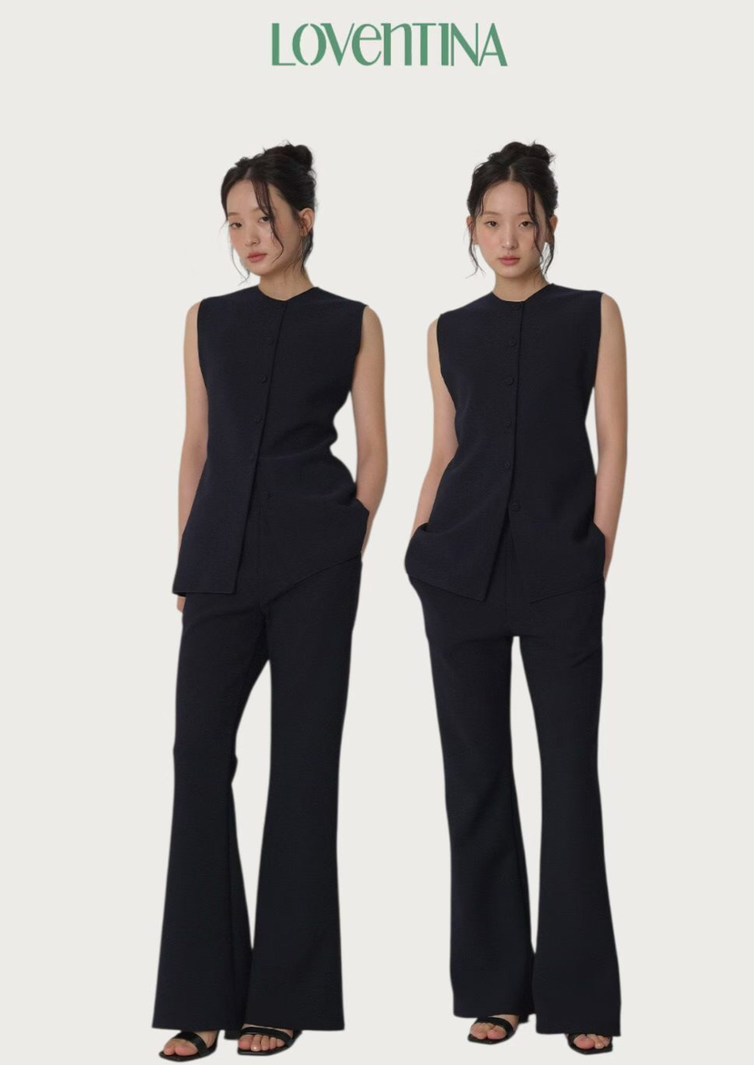 GENTLE B/LOVENTINA東大門實拍韓國女裝新品時尚職業馬甲GENTLE B/LOVENTINA馬甲