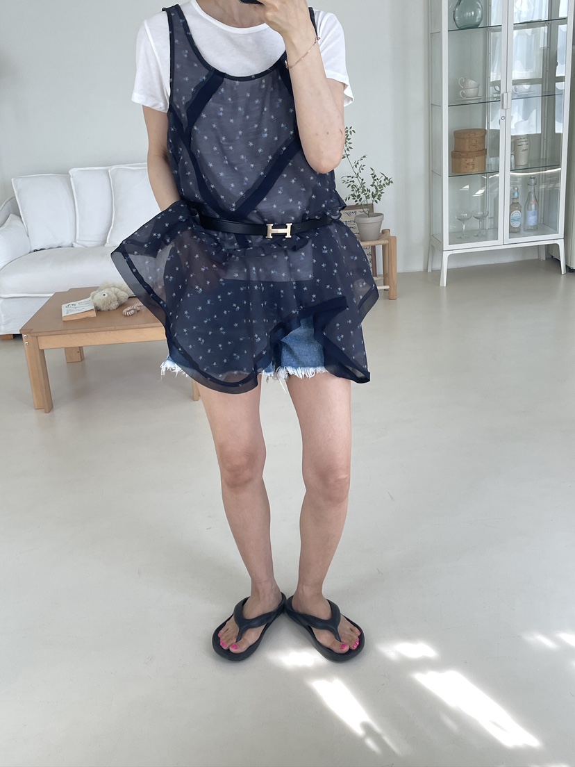 EDITION-P韓國代購女裝新款職業26夏季26春夏連衣裙不對稱EDITION/CHAHEE連衣裙