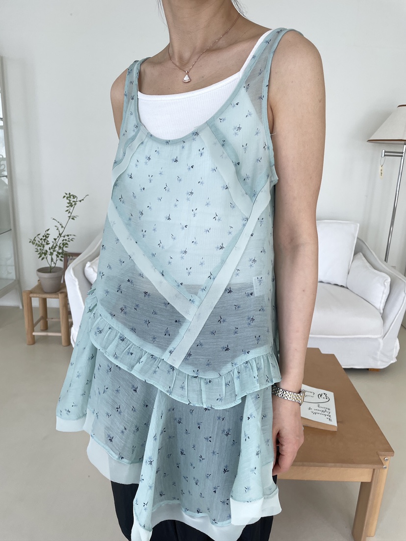 EDITION-P韓國代購女裝新款職業26夏季26春夏連衣裙不對稱EDITION/CHAHEE連衣裙