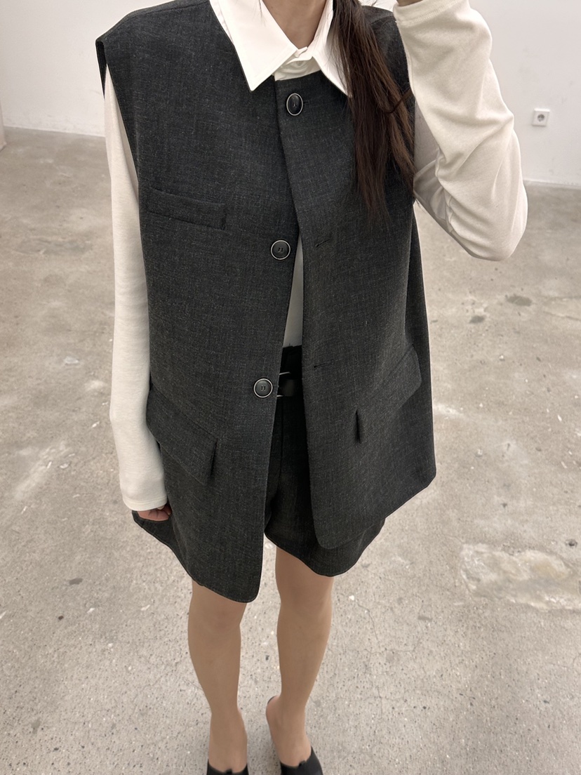 GENTLE B/LOVENTINA韓國直郵實拍女裝新款休閑時尚馬甲GENTLE B/LOVENTINA馬甲
