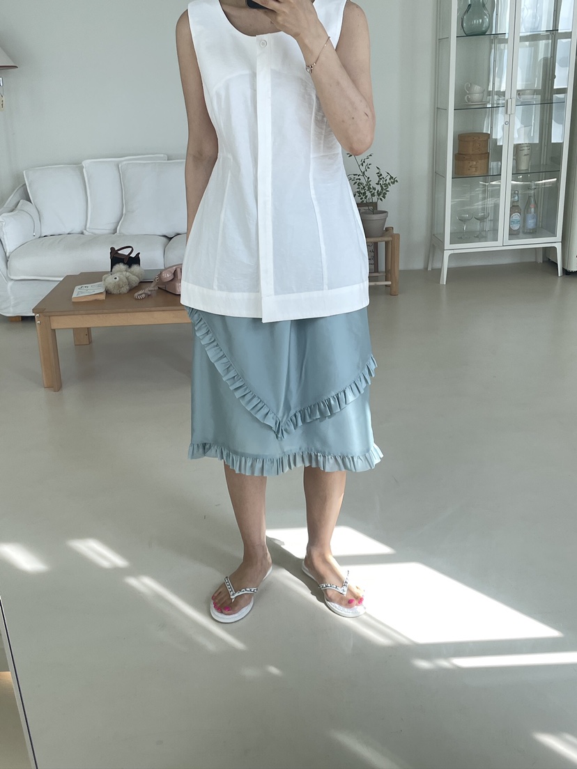 EDITION-P韓國東大門代購女裝新品推薦時尚半身裙中短裙EDITION/CHAHEE半身裙/中短裙