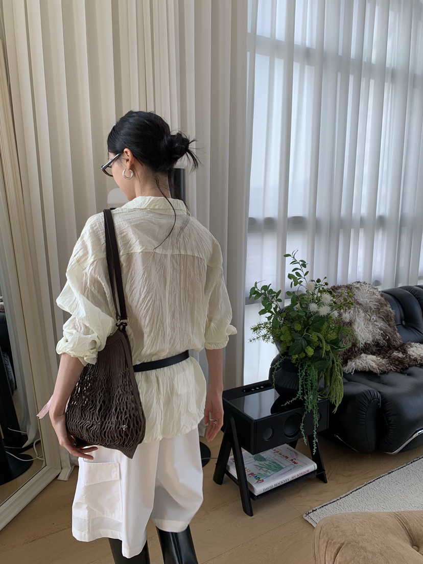 LOFN韓國東大門代購女裝新品人氣26夏季職業時尚襯衫蕾絲衫LOFN襯衫/蕾絲衫