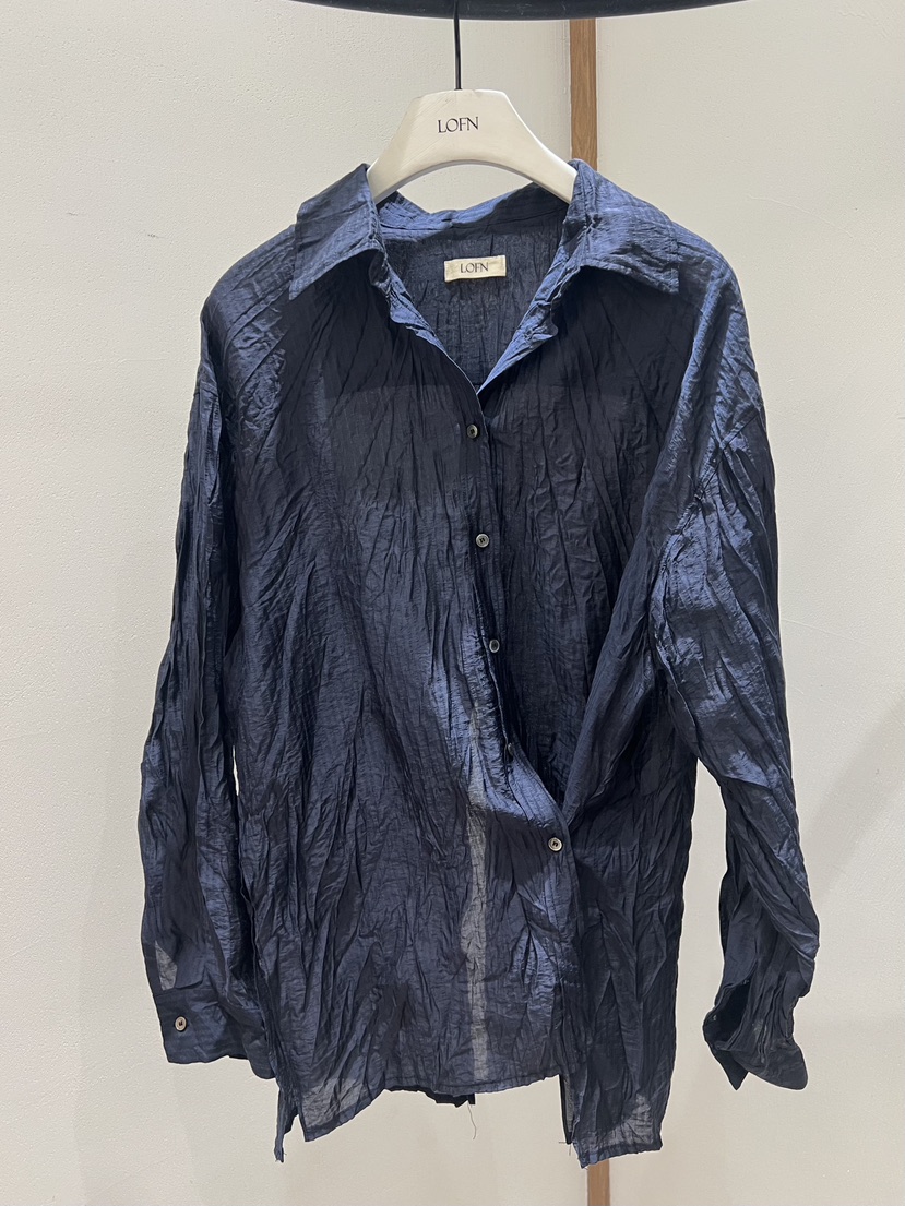 LOFN韓國東大門代購女裝新品人氣26夏季職業時尚襯衫蕾絲衫LOFN襯衫/蕾絲衫圖色2
