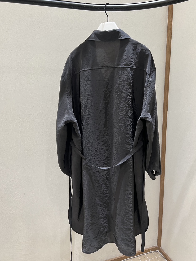 LOFN韓國直郵實拍女裝新品人氣推薦26春夏襯衫蕾絲衫含腰帶LOFN襯衫/蕾絲衫