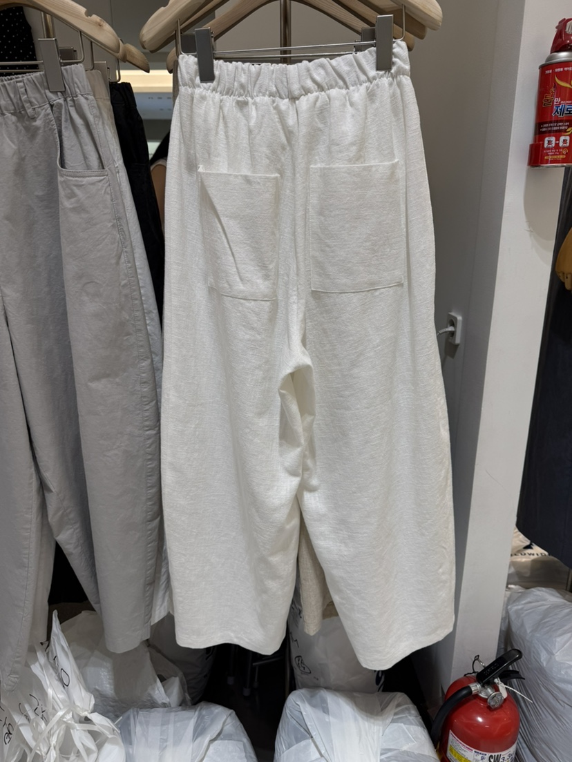 MONE-A韓國直郵女裝新品熱賣26夏季休閑推薦26春夏休閑褲亞麻MONE-A休閑褲