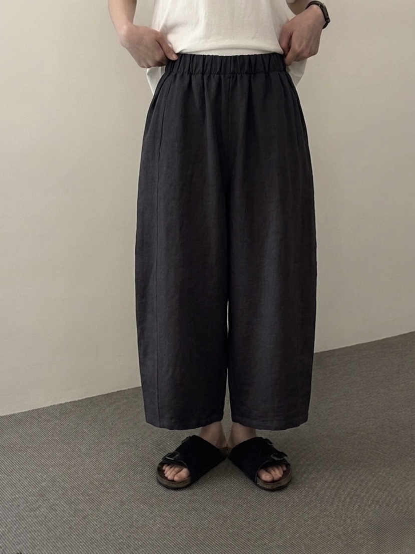 MONE-A韓國直郵女裝新品熱賣26夏季休閑推薦26春夏休閑褲亞麻MONE-A休閑褲圖色4