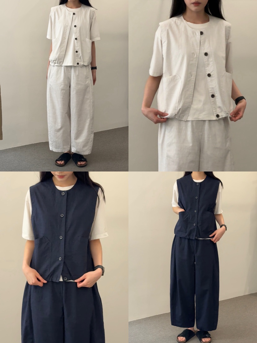 MONE-A韓國東大門直郵女裝新款休閑推薦26夏季26春夏馬甲MONE-A馬甲