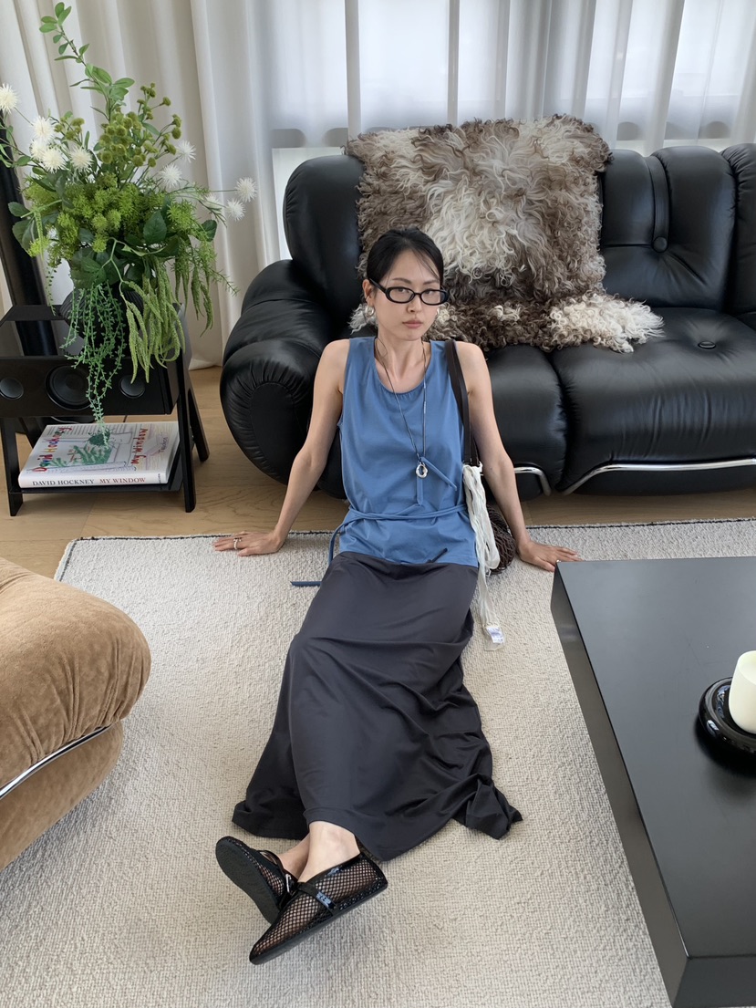 LOFN韓國直郵女士新品熱賣職業人氣時尚26夏季吊帶背心含脖帶LOFN吊帶/背心