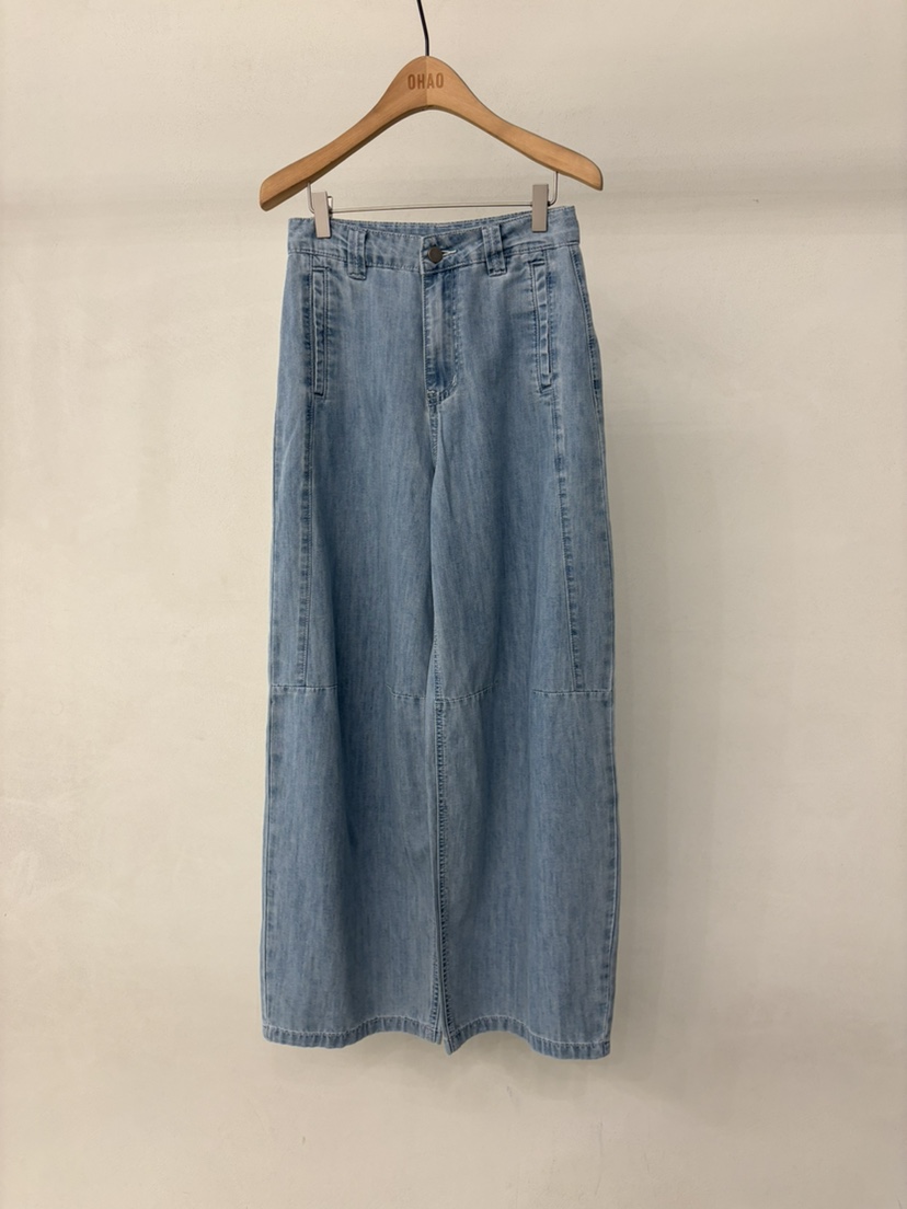 OHAO韓國代購女士新品人氣職業推薦休閑26夏季時尚牛仔褲OHAO/HA MONG牛仔褲圖色1