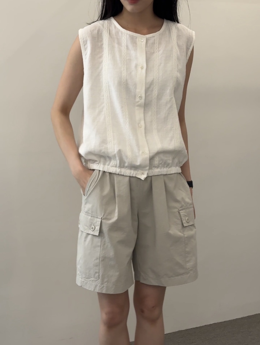 MONE-A韓國代購女裝新品職業26春夏時尚熱賣26夏季馬甲無袖MONE-A馬甲圖色4