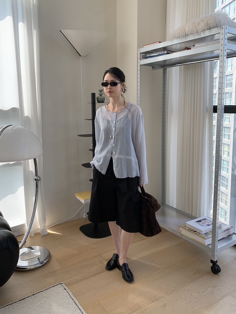 LOFN韓國東大門代購女士新款時尚熱賣休閑人氣26春夏開衫LOFN開衫