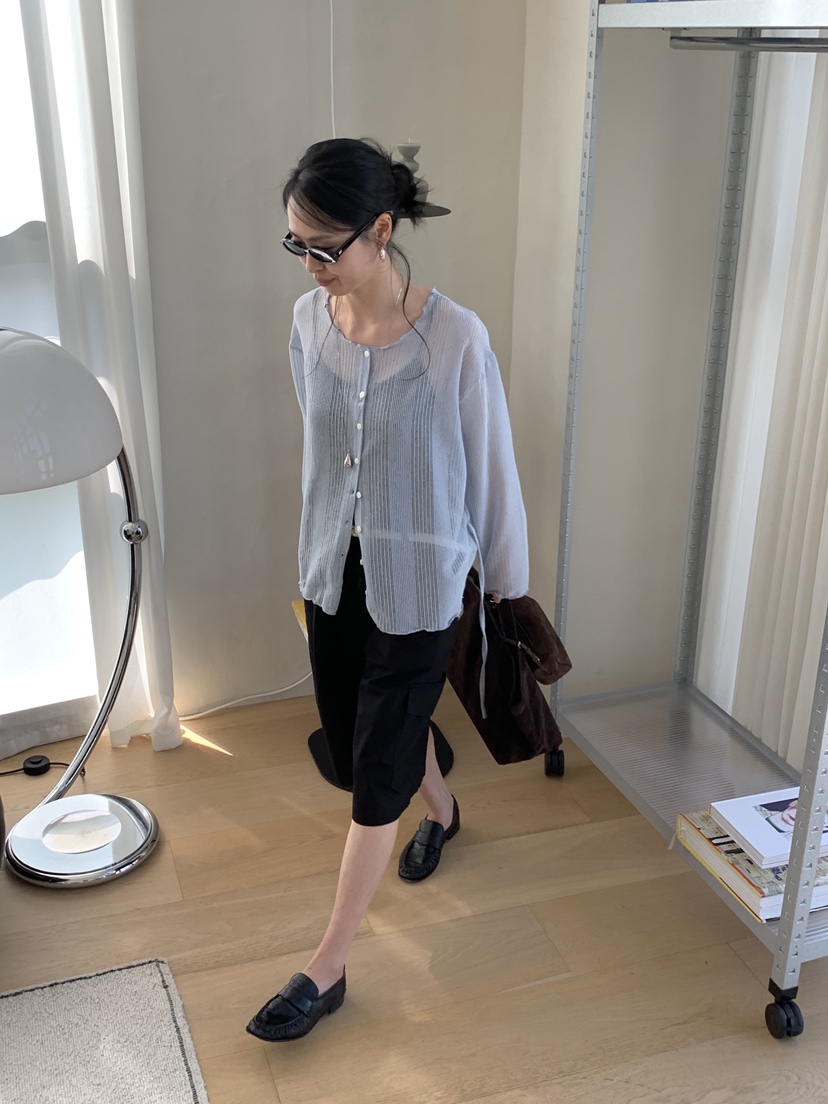LOFN韓國東大門代購女士新款時尚熱賣休閑人氣26春夏開衫LOFN開衫