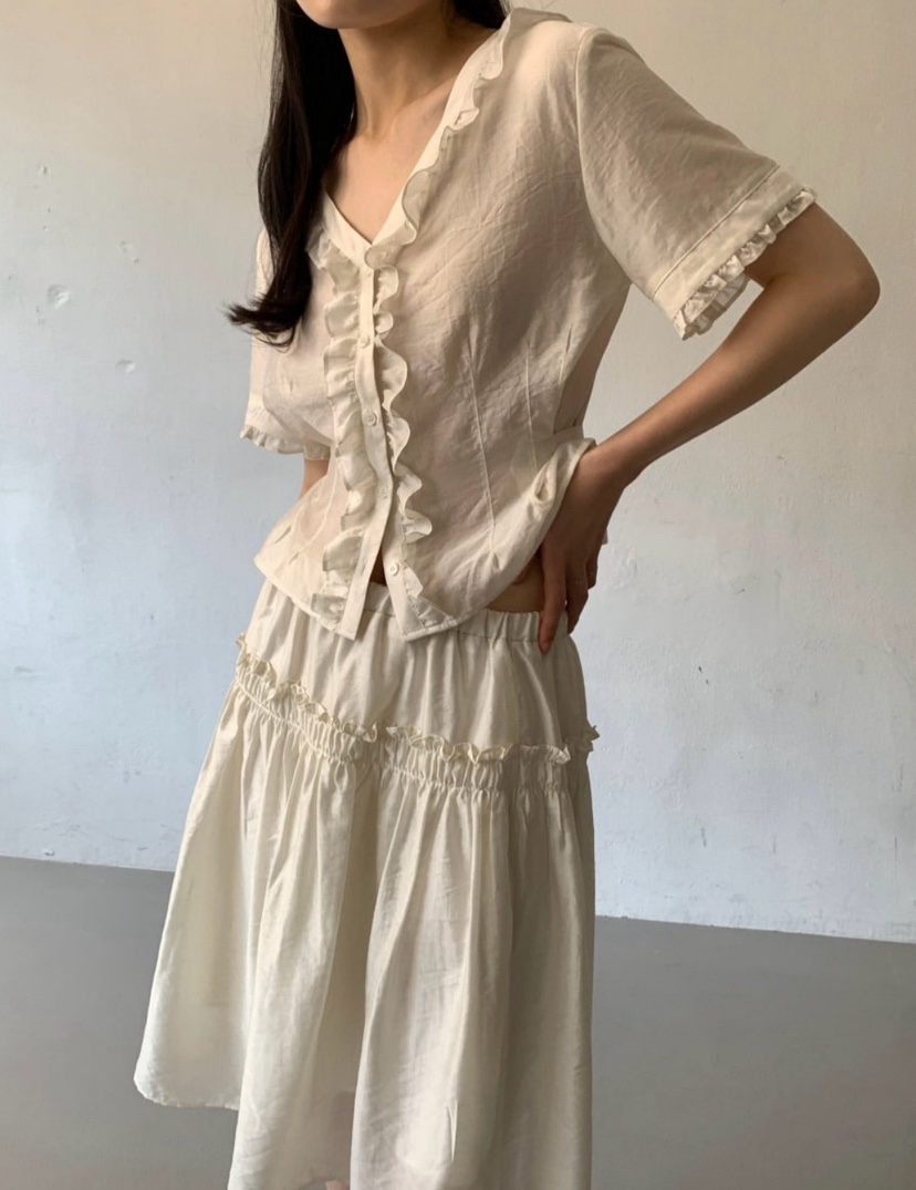 SO BAE韓國東大門直郵女裝新款推薦休閑熱賣26春夏襯衫蕾絲衫SO BAE襯衫/蕾絲衫