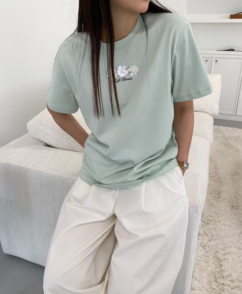 J CRANE-A韓國直郵女士新品26夏季人氣26春夏休閑推薦T恤J CRANET恤