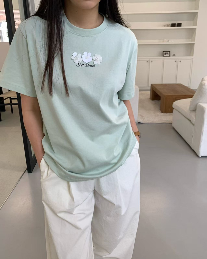 J CRANE-A韓國直郵女士新品26夏季人氣26春夏休閑推薦T恤J CRANET恤圖色1