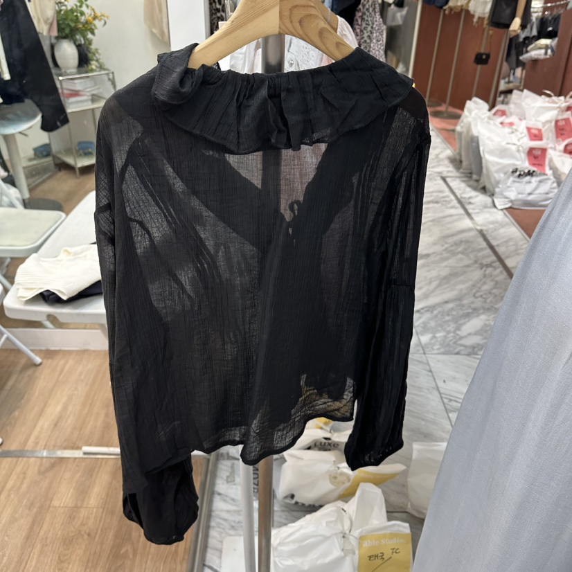 ABLESTUDIO韓國直郵女士新款26春夏人氣時尚襯衫蕾絲衫打折ABLESTUDIO襯衫/蕾絲衫