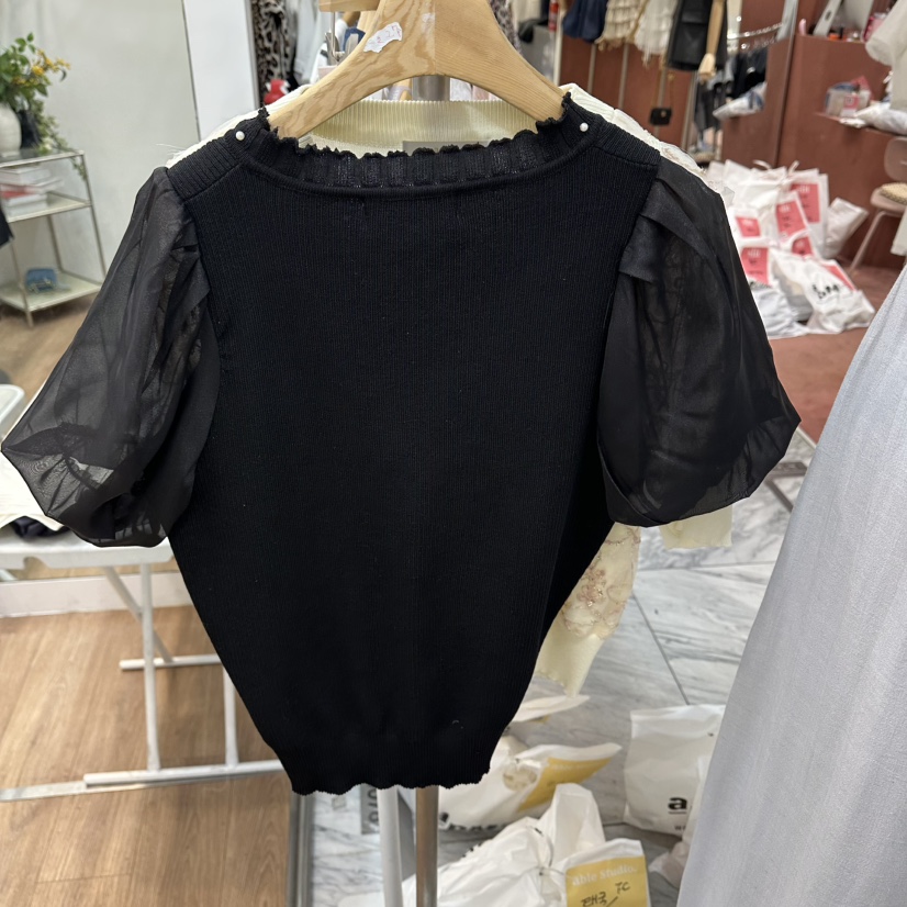 ABLESTUDIO韓國直郵女裝新款熱賣推薦時尚襯衫蕾絲衫打折ABLESTUDIO襯衫/蕾絲衫