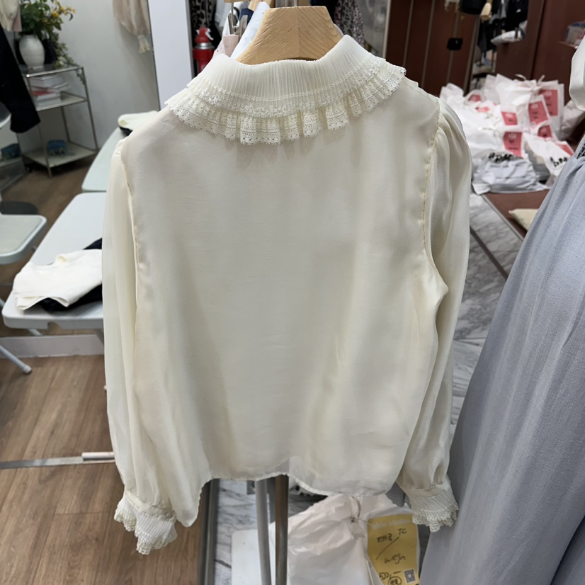 ABLESTUDIO東大門實拍韓國女士新品26春夏襯衫蕾絲衫打折ABLESTUDIO襯衫/蕾絲衫
