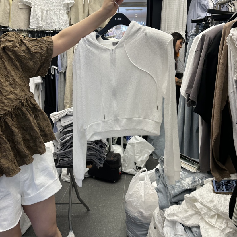 A-DEL韓國東大門代購女士新品熱賣休閑推薦人氣衛衣兜帽A-DEL衛衣圖色1