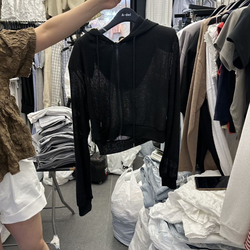 A-DEL韓國東大門代購女士新品熱賣休閑推薦人氣衛衣兜帽A-DEL衛衣圖色3