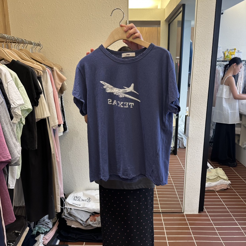 CHOI-L韓國直郵實拍女士新款26春夏26夏季人氣職業時尚T恤CHOIT恤圖色3