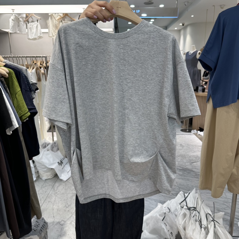 REVE-L韓國直郵實拍女裝新款時尚人氣熱賣休閑推薦26春夏T恤REVE-LT恤圖色2