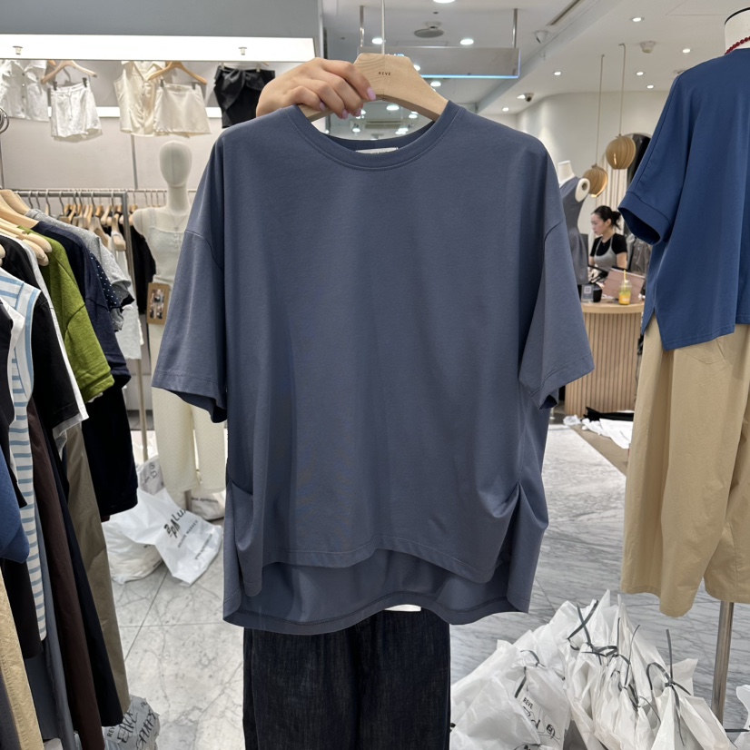 REVE-L韓國直郵實拍女裝新款時尚人氣熱賣休閑推薦26春夏T恤REVE-LT恤圖色4