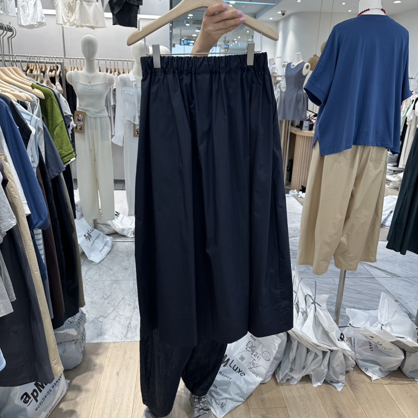 REVE-L韓國直郵女士新品26春夏休閑人氣26夏季職業熱賣長裙REVE-L長裙
