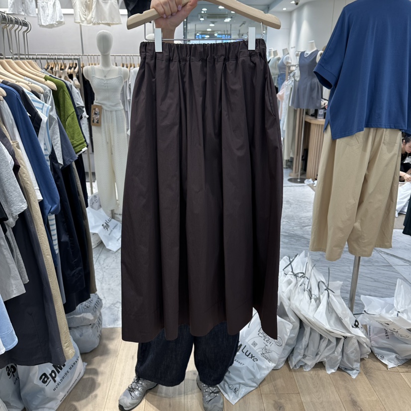 REVE-L韓國直郵女士新品26春夏休閑人氣26夏季職業熱賣長裙REVE-L長裙圖色2
