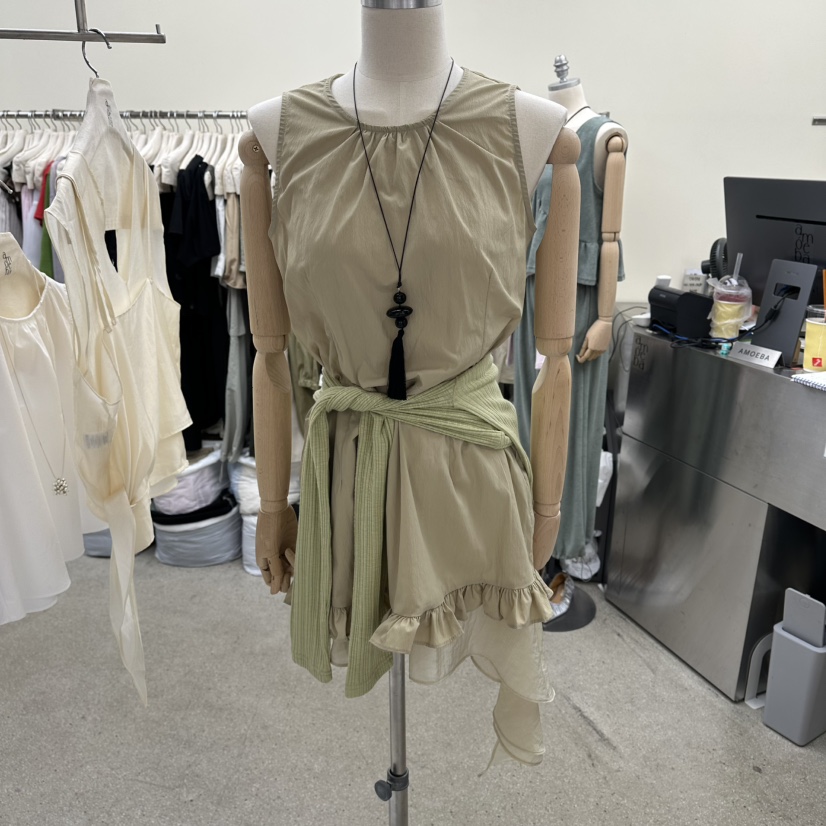AMOEBA韓國東大門直郵女士新品熱賣人氣26夏季連衣裙不含項鏈AMOEBA連衣裙圖色1